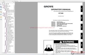 Operator Manual Grove Tms865