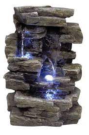 Water features can be fountains, ponds, streams, cascades or waterfalls. Rock Waterfall Indoor Fountain