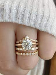 Stunning Stacked Yellow Gold Wedding Ring Set Wedding Rings Sets Gold Yellow Gold Wedding Ring Sets Yellow Gold Wedding Ring