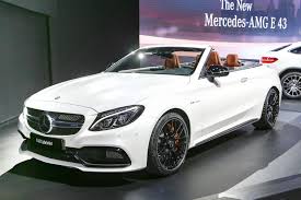 2017 Mercedes Amg C63 Cabriolet Revealed At 2016 New York Auto Show In 2020 Mercedes Benz C300 Mercedes Convertible Mercedes Benz Convertible