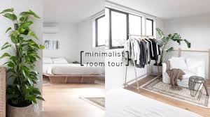 When choosing furniture, bed, and even decorations for your minimalist bedroom the most important thing is to hold a one single color. Minimalist Room Tour 2018 Rachel Aust Youtube