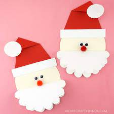We hope these interesting christmas card ideas for kids brought about laughter and joy for your little ones this holiday season! Santa Card I Heart Crafty Things