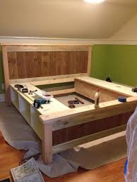 The schreffler platform storage bed is perfect for a small space, because the storage area is at the foot of the bed. Diy Storage Bed Ideas For Small Places