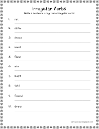 Irregular Verbs Create Sentence Pdf Google Drive Verb Worksheets Irregular Verbs Verb