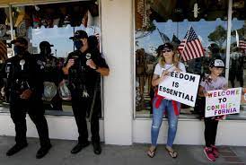 What happens to california's reopening tier system? Coronavirus Some California Businesses Reopen Against Orders Los Angeles Times