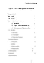 Rang und würde der unterdrückten im islam. Religion Und Die Kritik Grosser Philosophen Beruhmte Positionen Der Religionskritik Endarbeit
