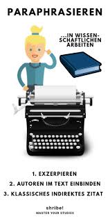 Die hausarbeit ist fast fertig, sie müssen nur noch das fazit schreiben. Paraphrasieren In Wissenschaftlichen Arbeiten 3 Beispiele Fur Korrektes Zitieren Wissenschaftliche Arbeit Hausarbeit Schreiben Wissenschaft