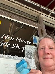 Cloud 9 fabric at the hen house