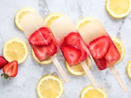 Simply Light Lemonade Strawberry Ice Pops There S Nothing More Refreshing Than Cooling Off On A Hot Summer Day With Ice Pop Recipes Ice Pops Flavored Drinks
