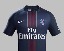 Maillot psg jordan fourth stadium 20/21 avec flocage mbappé 7. Le Paris Saint Germain Devoile Ses Maillots 2016 2017 Signes Nike