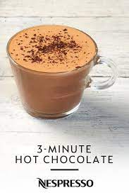Hot Chocolate Recipe Nespresso Recipes Warm Drinks Recipes Hot Chocolate