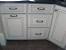 White Cabinets With Black Glaze