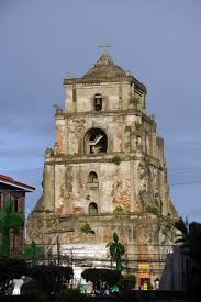 sinking bell tower, laoag city photo