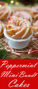 My Mini Bundt Cakes Are Filled With Gooey Pockets Of Peppermint And Covered In A Minty Glaze Topp Mini Bundt Cakes Mini Bundt Cakes Recipes Peppermint Dessert