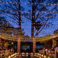 You can find endless ideas. 35 String Light Ideas For Your Wedding