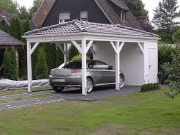 Wooden Carport Solid Roof Garage Shed Ideas House Exterior Wooden Carports House Exterior Carport Garage
