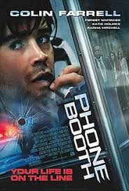 A slick new york publicist who picks up a ringing receiver in a phone booth is told that if he hangs up, he'll be killed… and the little red light from a laser rifle sight is proof that the caller isn't kidding. Phone Booth Film Wikipedia