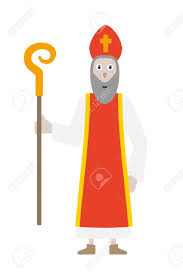 Dibujo para colorear cristianismo > obispo. Sankt Nikolaus In Bischofs Kleidung Sankt Nikolaus Als Symbol Der Gute Und Weisheit Und Symbol Der Slawische Weihnachten Cartoon Illustration In Flachen Stil Auf Weissem Hintergrund Lizenzfrei Nutzbare Vektorgrafiken Clip Arts Illustrationen