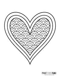 Coloring books can be good tools to explain surgery to your child. 100 Heart Coloring Pages A Huge Collection Of Free Valentine S Day Printables Print Color Fun