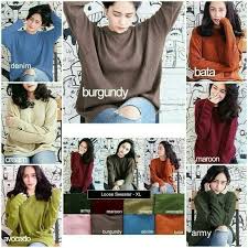 2019 musim semi dan musim gugur wanita versi korea dari renda jahitan sweater lengan panjang melubangi seksi bottoming kemeja rajutan perempuan $23.95 $39.92. Jual Baju Rajut Wanita Korea Loose Sweater Maroon Kota Bandung Grosir Baju Rajut Korea Tokopedia