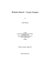 Rechtsklick auf die zelle, in der deine ergebnisse stehen. Wilhelm Busch Cryptic Enigma Uwspace University Of Waterloo