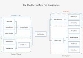 organization chart template of multi divisional structure