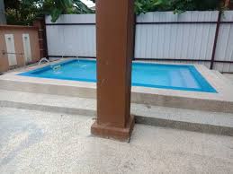 Homestay dengan kolam renang privasi atau private swimming pool untuk jenis 5 bilik. Homestay Swimming Pool Melaka Anugerah Homestay Villa 5 Bilik