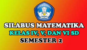 Silabus matematika k13 kelas v semester 2 revisi terbaru. Silabus Matematika Kelas Tinggi Iv V Dan Vi Sd Semester 2 Sang Pendidik