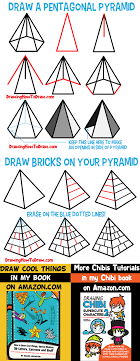 How to draw 3d pyramid? How To Draw Pyramids Guide To Drawing Pyramids From Different Angles For Beginners How To Draw Step By Step Drawing Tutorials