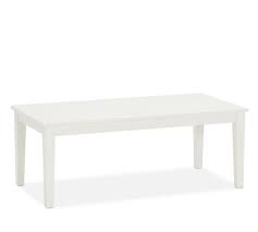Natural organic formed teak wood root coffee table. Hampstead Painted Coffee Table White Pottery Barn