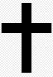Embed this image on your blog or website (copy and paste). Vectormenez Clipart Simple Cross Clipart Black And White