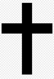 Embed this image on your blog or website (copy and paste). Vectormenez Clipart Simple Cross Clipart Black And White