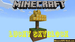 How to install skyblock map 1.17 | 1.16.5 (floating island and survive) : Lucky Skyblock Survival Minecraft Pe Map 1 18 0 1 17 41 Download