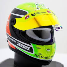 He races for haas in formula one, and he is a member of the ferrari driver academy. Mick Schumacher Miniaturhelm 2020 1 4