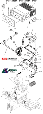 Suburban furnaces installed in recreational vehicles are classified as direct vent sealed combustion furnaces. Suburban Furnace Sf 30f New Style Parts Highskyrvparts Com