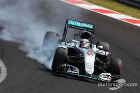 Lewis Hamilton Mercedes Amg F1 W07 Hybrid Locks Up Under Braking At Hungarian Gp Mercedes Amg Lewis Hamilton Mercedes