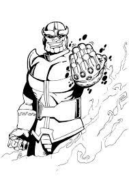 Thanos comic book coloring pages. 15 Free Printable Thanos Coloring Pages