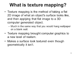 Texture Mapping In Computer Graphics Ppt Csc4820/6820 Computer Graphics Algorithms Ying Zhu Georgia State University Texture  Mapping. - Ppt Download