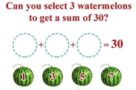 Here you also get many various types and different logic of math picture puzzles questions with answers. Viral Watermelon Math Puzzle Leaves Netizens Scratching Their Heads
