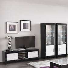 Black And White Furniture Set Lorenz Living Room Set In Black And White High Gloss And Led Furniture In Fashion Living Room Sets Black And White Furniture Room Set
