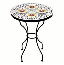 Moroccan Mosaic Table Handmade Mosaic Table Garden Set Etsy Mosaic Table Wrought Iron Chairs Iron Table