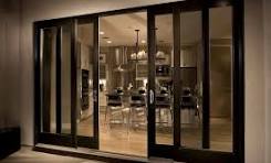 Top Quality Dark Grey Aluminium Sliding Patio Door