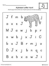 Alphabet Letter Hunt Letter J Worksheet Alphabet Letter Hunt Letter Recognition Worksheets Lettering Alphabet
