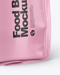 Download Matte Food Bag Mockup In Bag Sack Mockups On Yellow Images Object Mockups Yellowimages Mockups