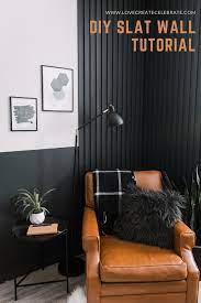 Maybe you would like to learn more about one of these? How To Make A Diy Wood Slat Accent Wall Love Create Celebrate Feature Wall Living Room Accent Walls In Living Room Accent Wall Bedroom