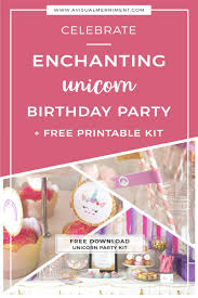 Now, you've got one of the best unicorn themed invitation card, the next thing you'll need to do is download the template, i've wrote the instructions below, so check this. Enchanting Unicorn Birthday Party Free Printable Kit A Visual Merriment