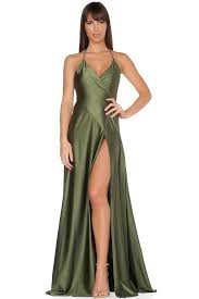 Olivia Evening Gown Olive Evening Dresses Green Prom Dress Evening Gowns