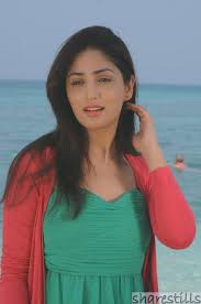 Image result for yami gautam in action jackson blue saree