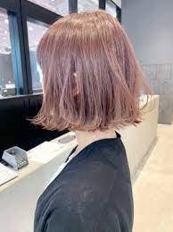ピンクラベンダーベージュ ba272111 yahoo beauty 毛先パーマ 美容 ヘアスタイル