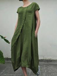Shop Summer Dresses Short Sleeve Round Neck Swing Summer Dresses Online Discover Unique Designers Fashio Maxi Dresses Casual Round Neck Casual Dress Fashion